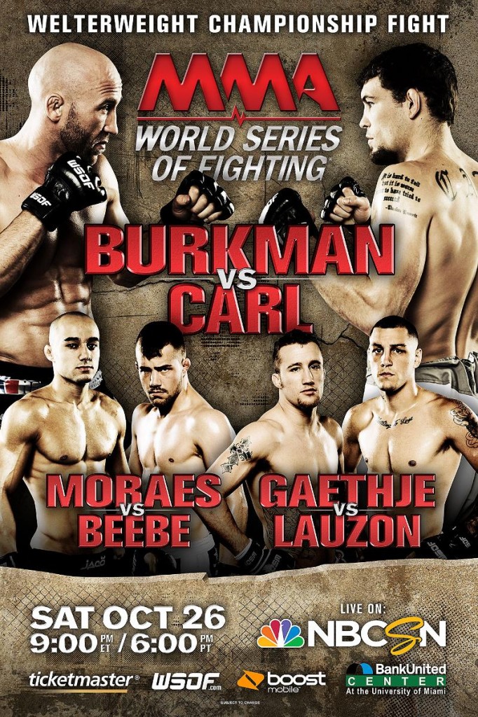 WSOF 6 poster