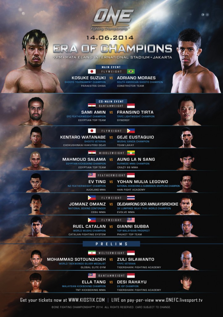 ONE FC ERA OF CHAMPIONS