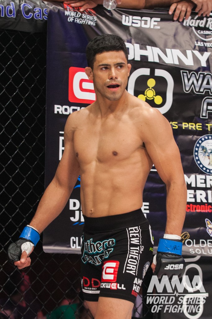Undefeated lightweight rising star Johnny Nunez (5-0) (pictured) will take on Brian Cobb (20-8) in a live NBCSN televised bout at WSOF 17: Shields vs. Foster on Saturday, January 17.  Photo credit: Lucas Noonan/WSOF